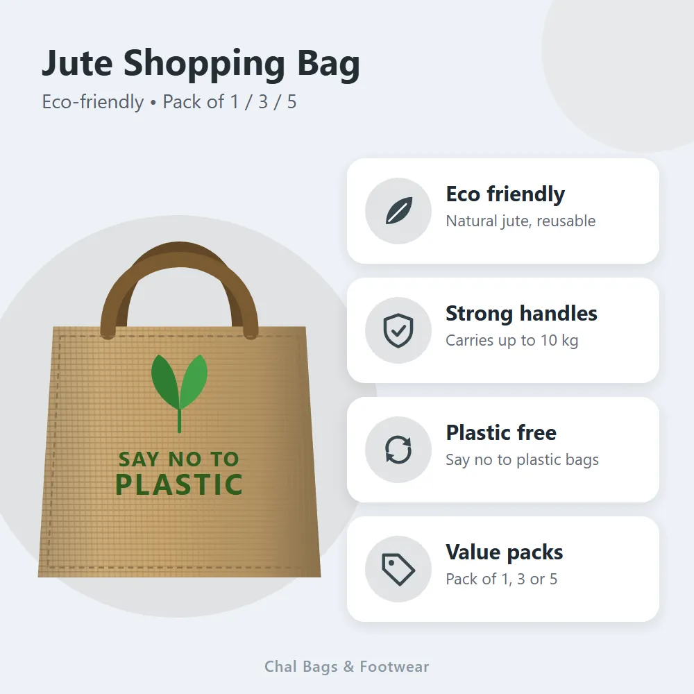 Jute Shopping Bag: features