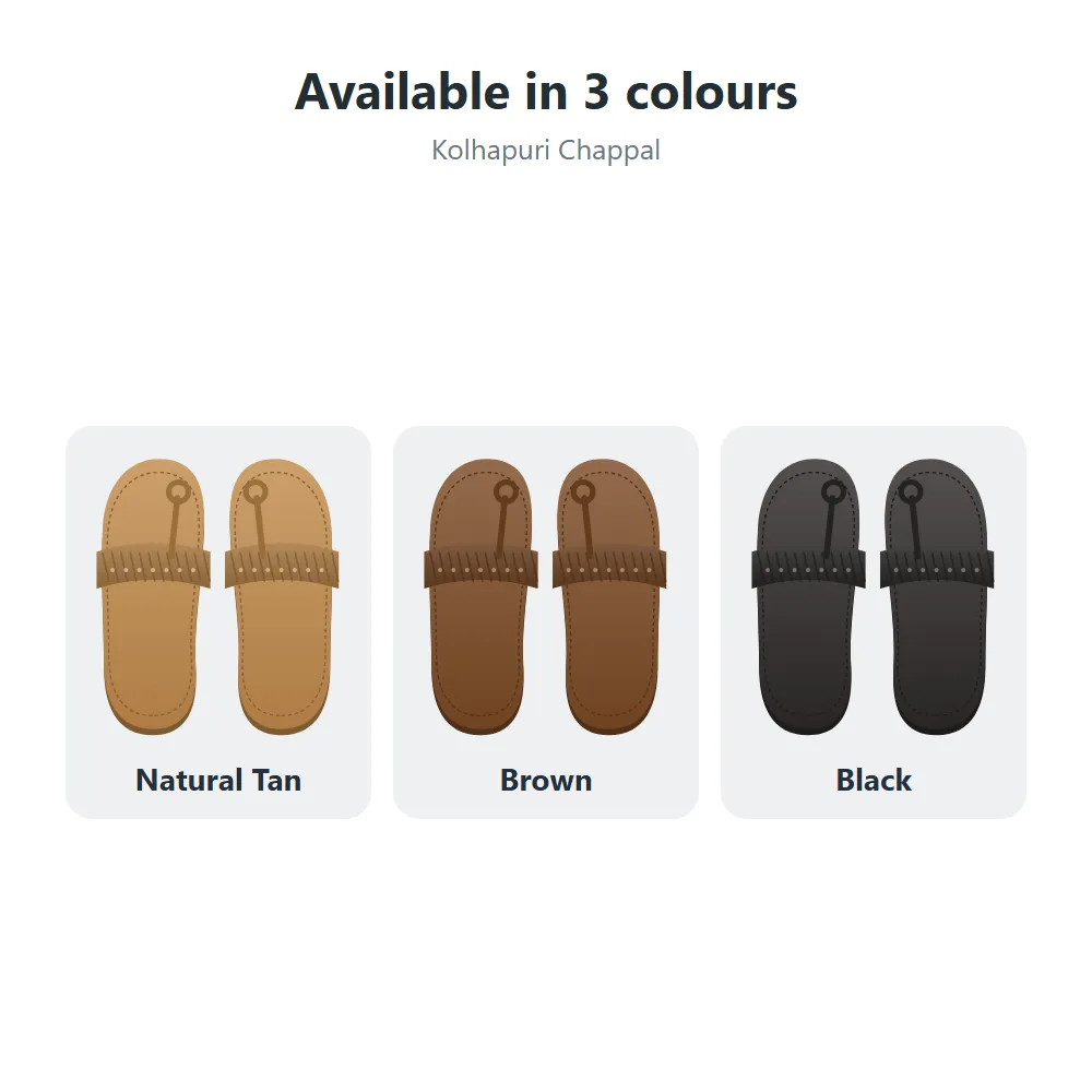 Kolhapuri Chappal: all options