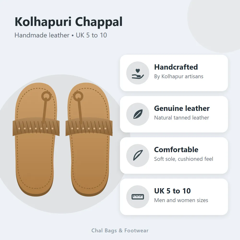 Kolhapuri Chappal: features