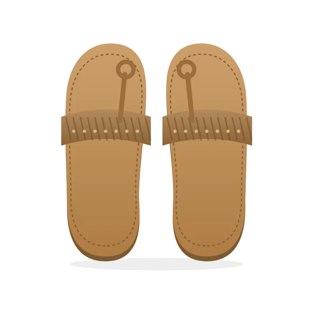 Kolhapuri Chappal: Natural Tan