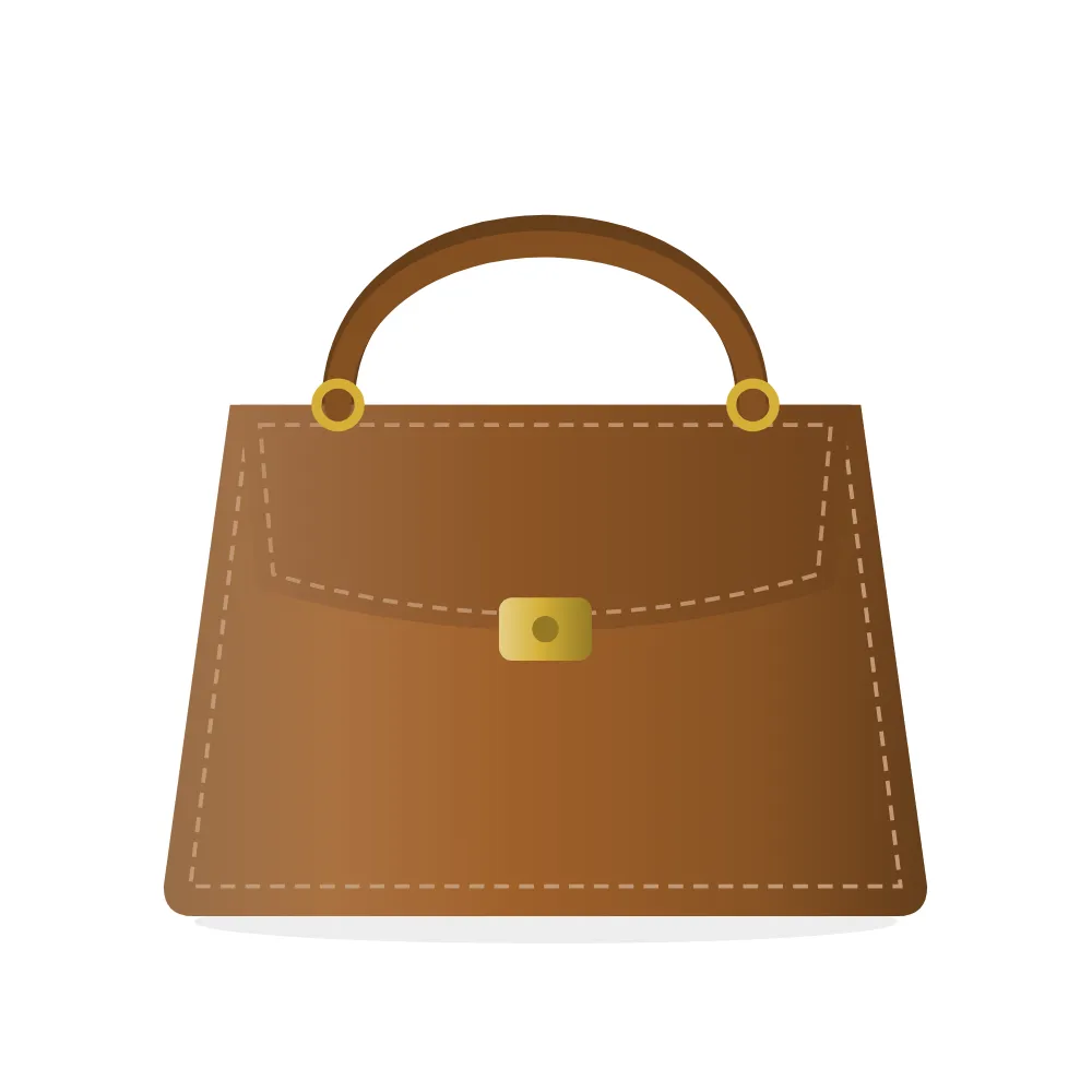 Ladies Handbag: Tan
