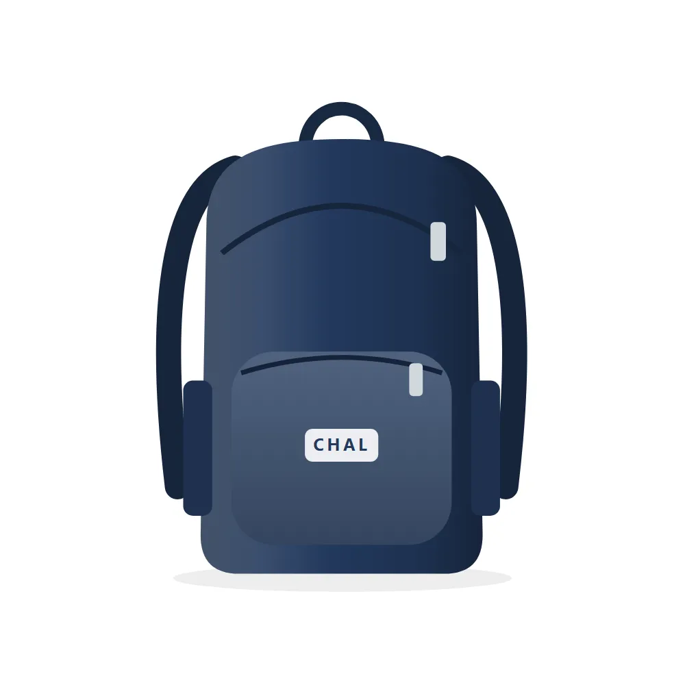 Laptop Backpack: Navy