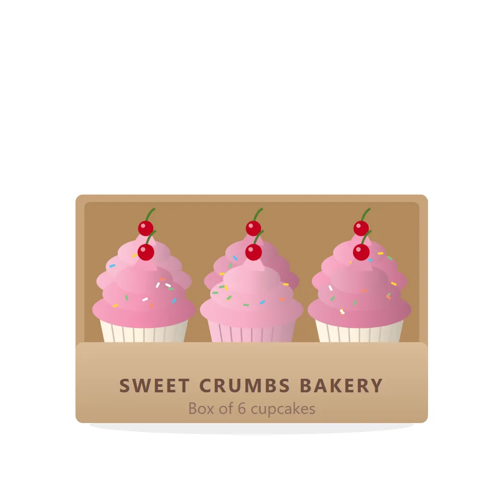 Cupcakes: Box of 6