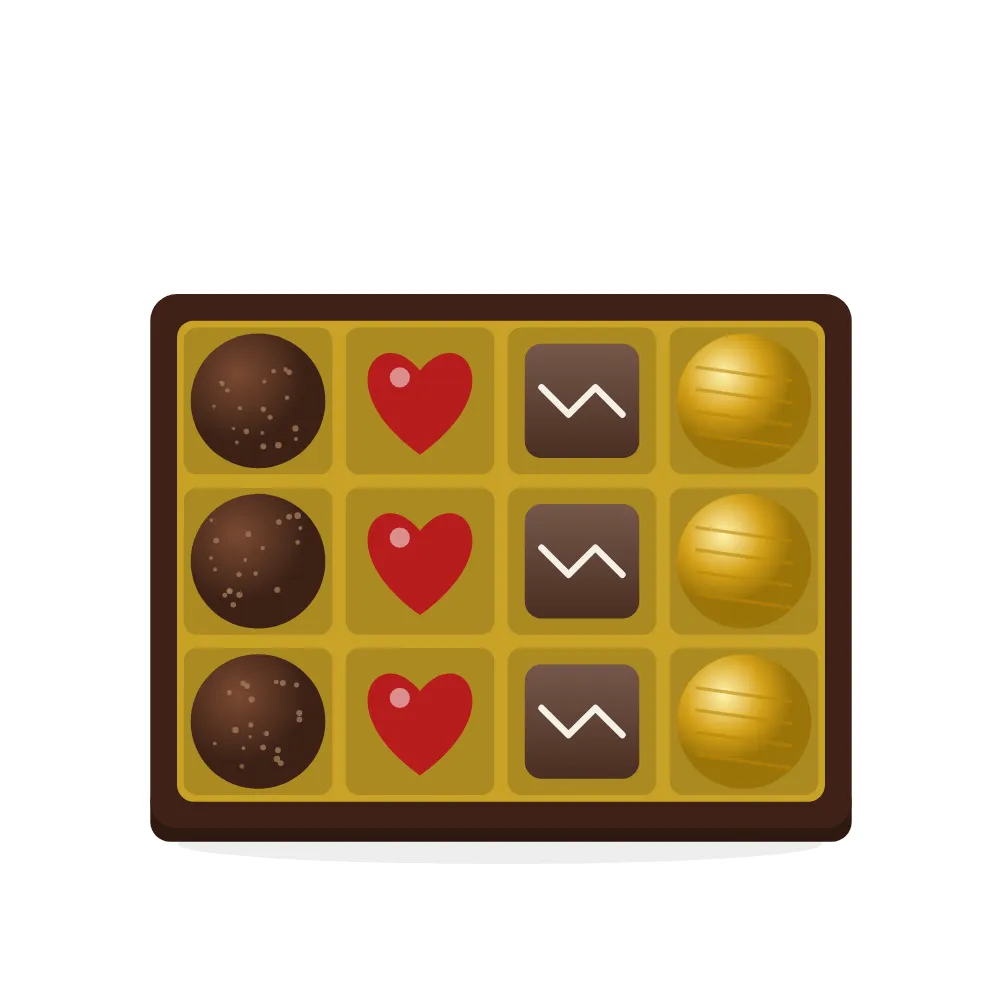 Assorted Handmade Chocolates: Box of 12