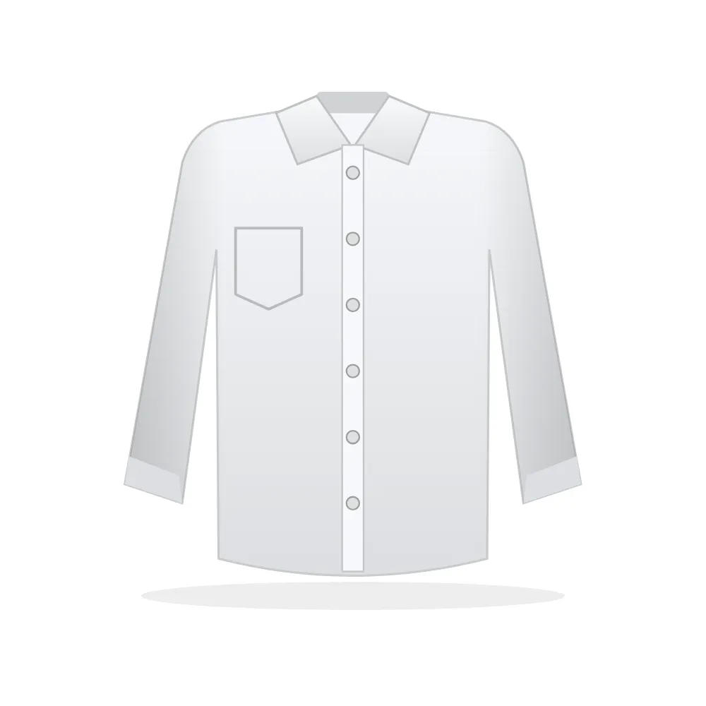 Men's Cotton Shirt: White