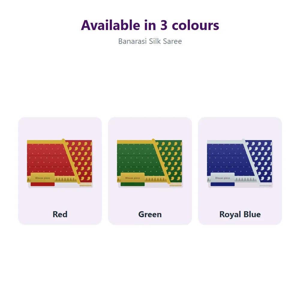Banarasi Silk Saree: all options