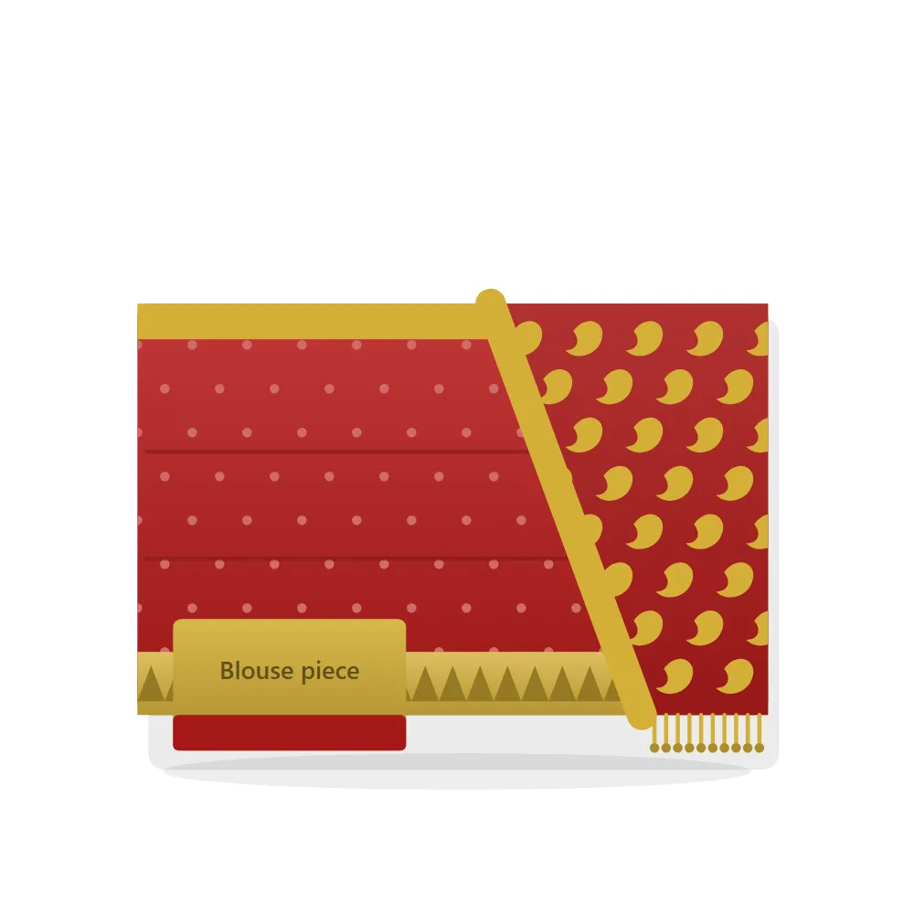 Banarasi Silk Saree: Red