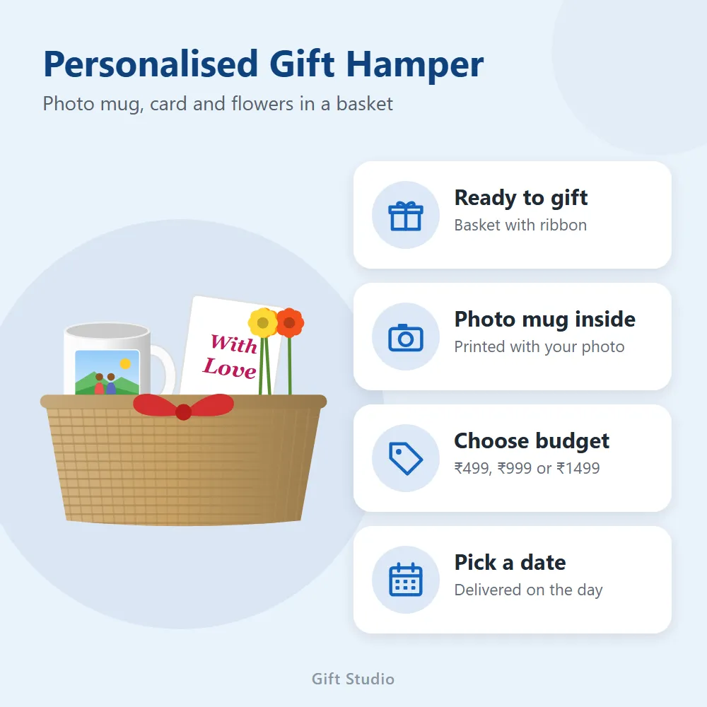 Personalised Gift Hamper: features