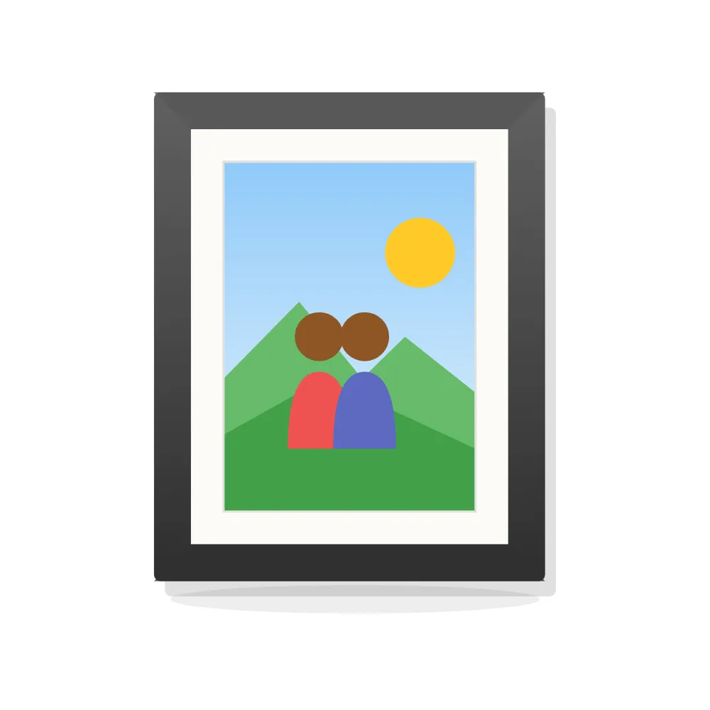 Personalised Photo Frame: Black