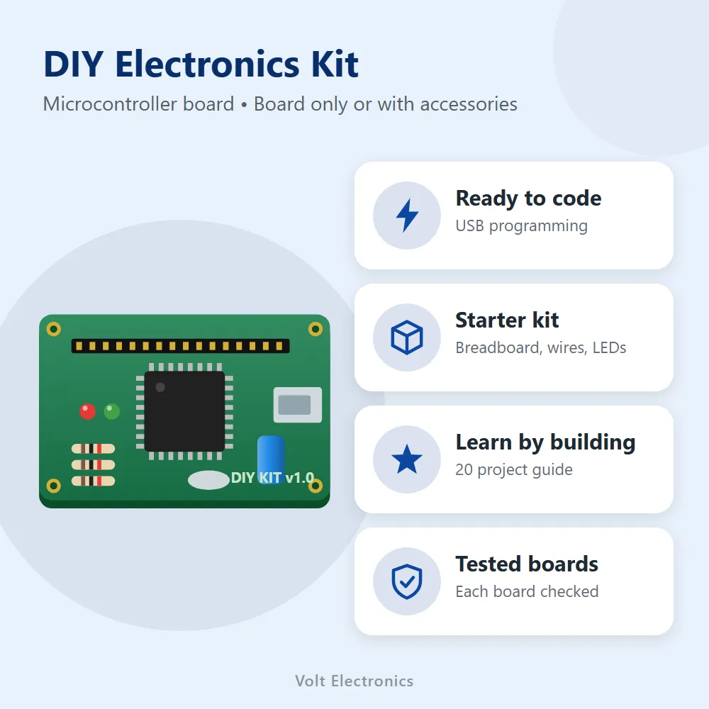 DIY Electronics Kit: features