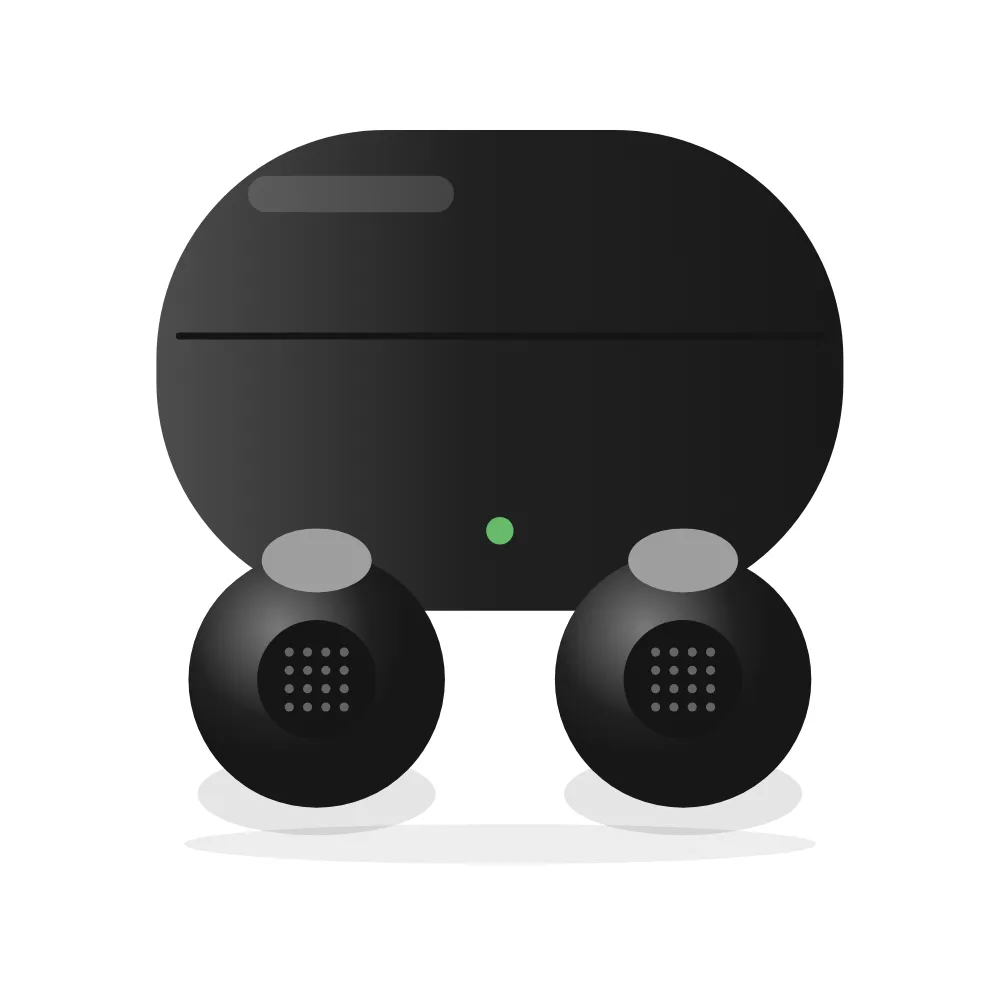 Wireless Earbuds: Black