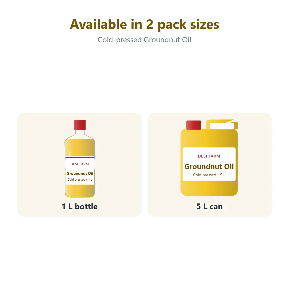 Cold-pressed Groundnut Oil: all options