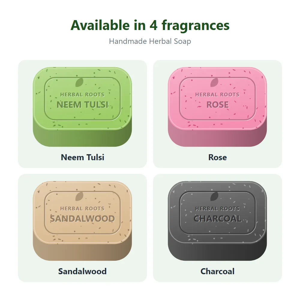 Handmade Herbal Soap: all options