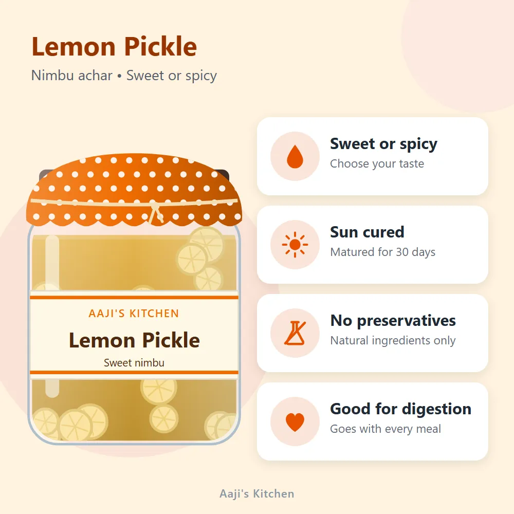 Lemon Pickle: features