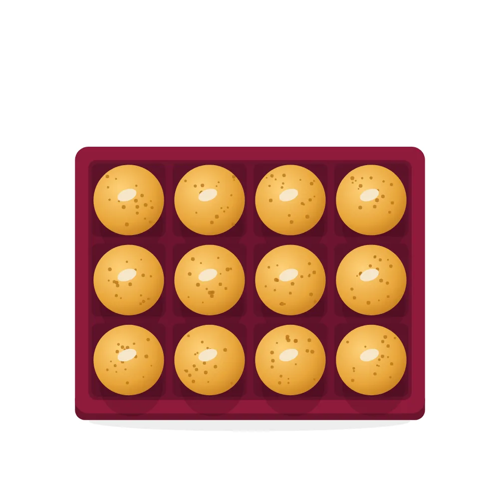 Besan Ladoo: 500 g